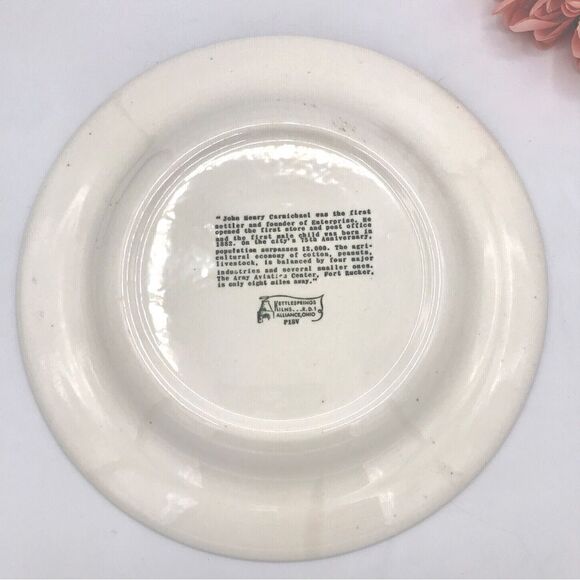 Kettlesprings Kilns Enterprise Alabama 75th Diamond Jubilee Commemorative Plate - Picture 14 of 14